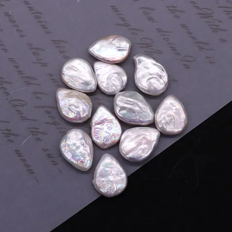 Natural Freshwater Pearl Tear-drop Shape Loose Beads For DIY Jewelry Making Wedding Party Accessories