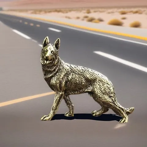 Retro Antik Legierung Hund Figur Chinesischen Tierkreis Tier Statue Mini Windhund Schäferhund Pudel Bulldogge Ornament Für Heim Büro Schreibtisch Dekor