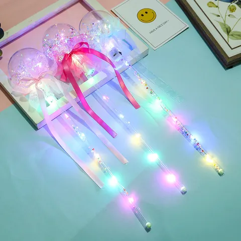 LED Leuchtend Sternenhimmel Fee Zauberstab波波球 Zauberstab Leuchtspielzeug Für Kinder Party Feier Kostüm Requisiten