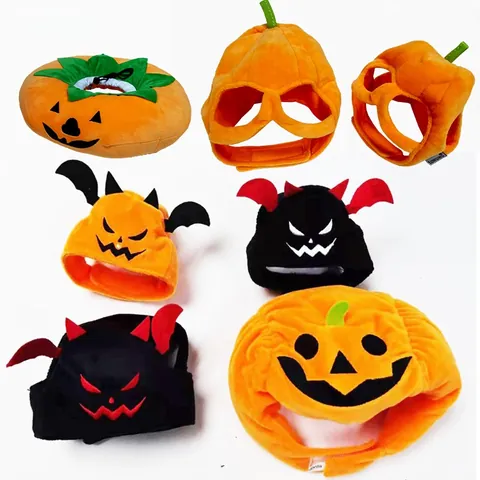 Sombrero de Disfraz de Navidad Halloween para Mascotas Gatos Perros Pequeños Felpa Suave Forma de Animal Fruta Accesorios de Fiesta de Cosplay