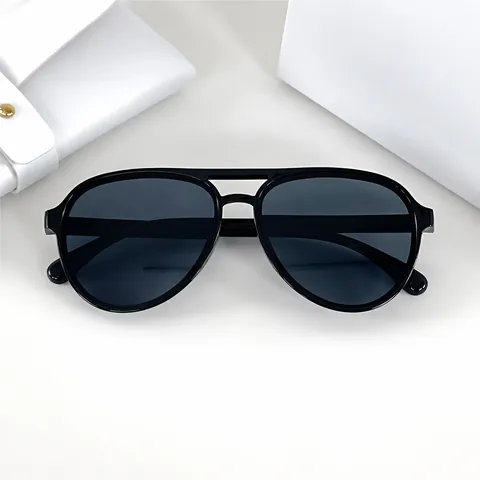 Retro Double Bridge Aviator Sunglasses For Men Women Fashion PC Frame UV400 Lenses Trendy Classic Outdoor Driving Eyewear