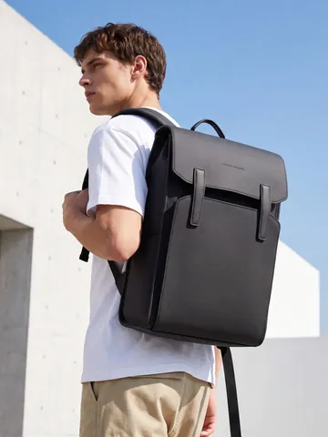 Waterproof Men Laptop Backpack Urban Minimalist Oxford Cloth Large Capacity Business Student School Bag Travel Daypack