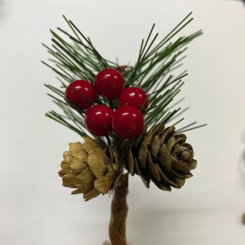 Artificial PVC Pine Needles Branches For Christmas Tree DIY Wreath Garlands Handcraft Supplies Home Garden Festive Decoration Accessory
