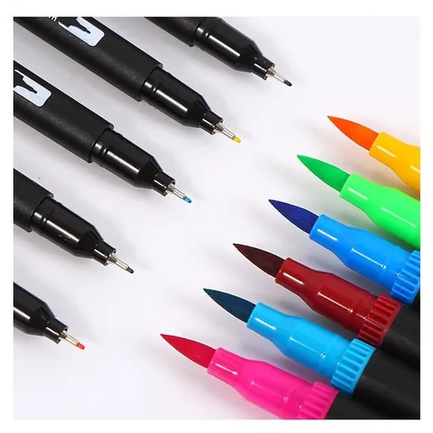 Dual Tip Aquarell Pinselstifte Waschbare Kunst Marker Fineliner Malen Zeichnen Skizzieren Professionelle Künstlerische Marker Für Schüler Künstler