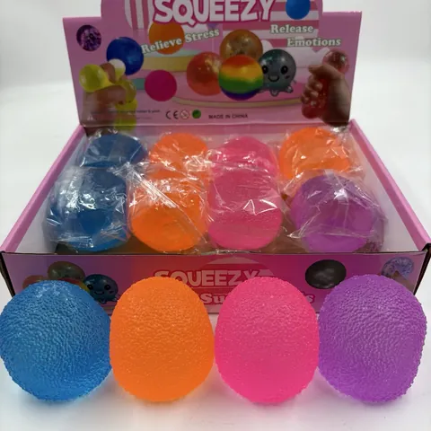 TPR Malzzucker Squishy Ball Stressabbau Squeeze Spielzeug Bunter Langsamer Rückfederung Sensorischer Entlüftungsball Für Kinder Erwachsene