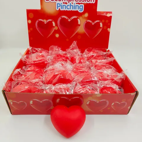 Simulation Red Heart Squishy Toy Slow Rebound Stress Relief Toy Creative Gift For Valentine's Day Christmas Party Favor Decor