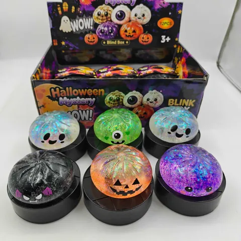 Παιχνίδι Squishy Φάντασμα Halloween Αργής Επαναφοράς Ανακούφιση από το Στρες Μαλακό Squishy Με Γκλίτερ για Πάρτι