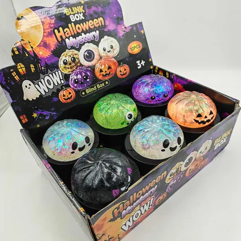Παιχνίδι Squishy Φάντασμα Halloween Αργής Επαναφοράς Ανακούφιση από το Στρες Μαλακό Squishy Με Γκλίτερ για Πάρτι