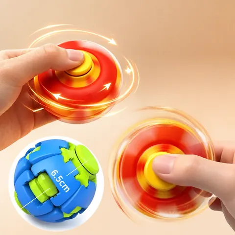 3D Gedruckter Stressabbau Kreisel Ball Verformbar Rotierendes Fidget Spielzeug Kunststoff Teleskop Kugel Sensorik Spielzeug Für Erwachsene Jugendliche
