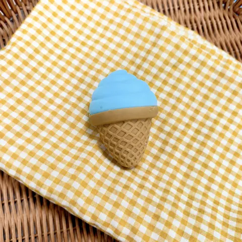 Realistic Ice Cream Squishy Toy For Kids TPR Soft Flour Filled Stress Relief Squeeze Toy Cute Dessert Simulation Toy Gift