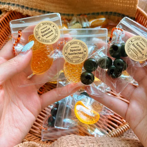 Simulation Fruit Bag Squishy Toy TPR Soft Stress Relief Blueberry Orange Mango Strawberry Mulberry Squeeze Toy With Keychain