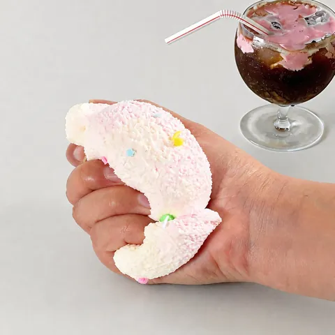 Jouet Squishy en Silicone Fait Main Forme de Bonbon Sensation Cachemire Anti-stress Kawaii Décoration de Bureau Enfants Adultes