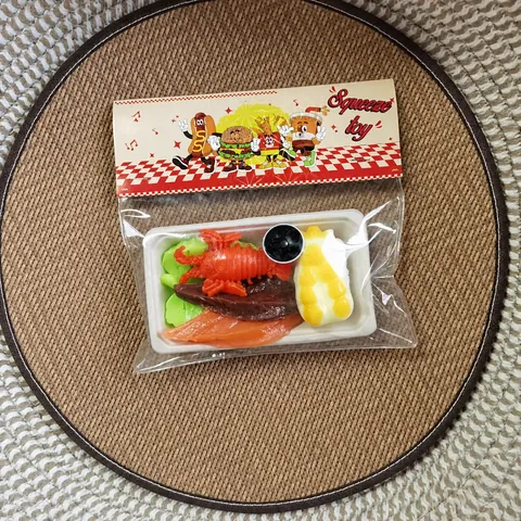 Realistic Simulation Food Squishy Toy Set TPR Slow Rebound Squeeze Relief Toy Lobster Sushi Fried Chicken Shapes Fun Kids Adults Stress Relieving Toy