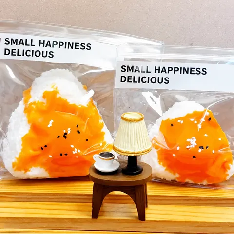 Creative Rice Ball Cat Paw Hamster Squishy Toy TPR Simulation Food Stress Relief Toy For Kids Adults Everyday Gift