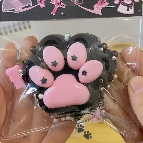 Kawaii Katzenpfote Donut Squishy Stressabbau Spielzeug Weich Slow Rebound Sensorisches Spielzeug Für Kinder Erwachsene Geschenk