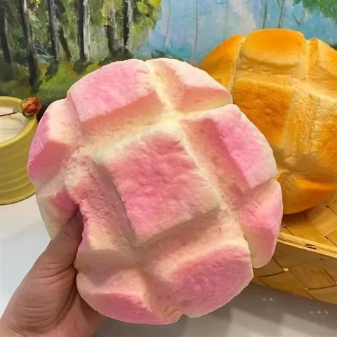 Giocattolo Antistress Squishy Profumato Simulazione Cibo Pane Torta a Ritorno Lento per Bambini e Adulti