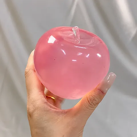 Maltose Style Apple Shape Squishy Toy Slow Rebound Fruit Stress Relief Squeeze Toy TPR Material Anxiety Relief Fidget Toy