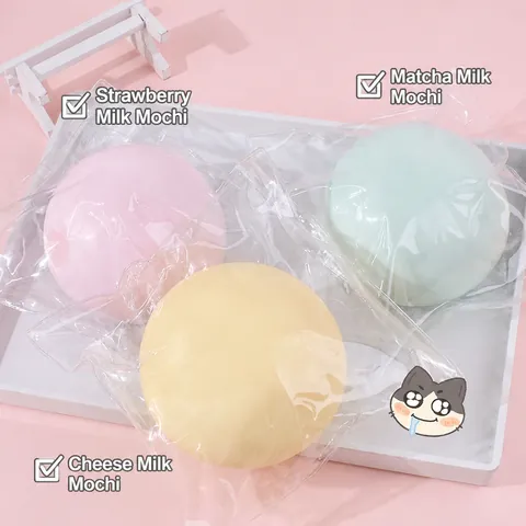 Giant Fluid Cheese Ball Squishy Toy Slow Rebound Soft Stress Relief Toy Cute Decompression Fidget Toy For Adults Teens