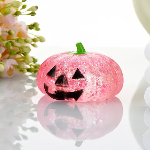 Παιχνίδι Πίεσης Κολοκύθα Halloween για Παιδιά PU Slow Rebound Ανακούφιση από το Στρες Τυπωτό Jack-O-Lantern Δώρο