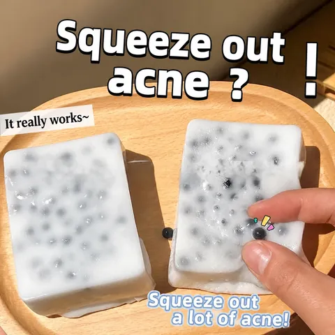 Tofu Form Pickel Ausdrücken Stressabbau Spielzeug Lustiges Handgemachtes Squishy Spielzeug Für Erwachsene Jugendliche Mitesser Simulation