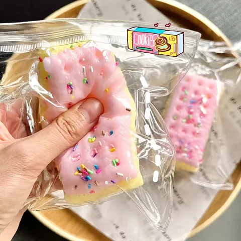 Simulation Soda Sandwich Cookie Squishy Slow Rising Stress Relief Toy Cute Food Squeeze Toy For Adults Kids Decompression Gift