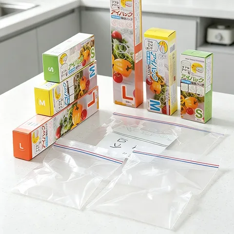 Thickened Transparent Food Storage Bags Reusable Sealing Fresh Keeping Bags Household Freezer Sub-packing Storage Bags