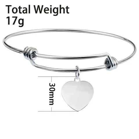 Edelstahl Verstellbares Armband Mit Graviertem Herzanhänger Für Damen Schwestern Freunde Mutter Inspirierender Schmuck Geschenk