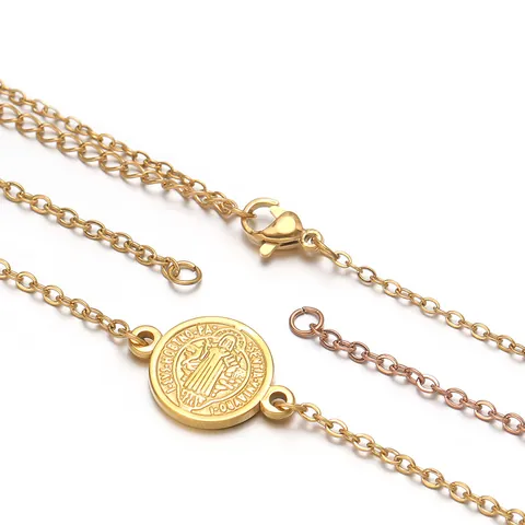 Adjustable Stainless Steel Box Chain Slider Bracelet For Women Men Gold Silver Plated Minimalist DIY Jewelry Component