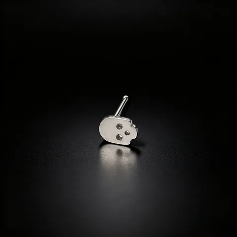 Minimalist Stainless Steel Nose Studs For Women Men Butterfly Moon Flower Scorpion Piercing Jewelry Silver Nose Rings