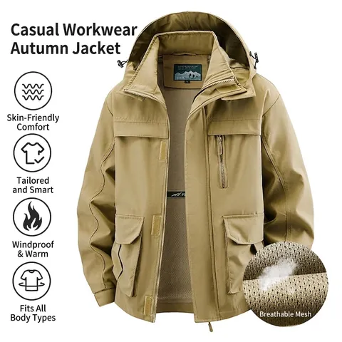 Γυναικείο Casual Outdoor Ζακέτα Με Αποσπώμενη Κουκούλα Αντιανεμικό Αναπνεύσιμο Multi Pocket Cargo Top Άνοιξη Φθινόπωρο Άνετη
