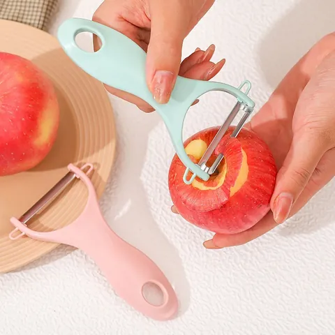 Modern Minimalistischer Y-Förmiger Schäler Frucht Gemüseschäler Mit Ergonomischem Griff Und Hängeloch Apfel Kartoffelschäler Küchenwerkzeug