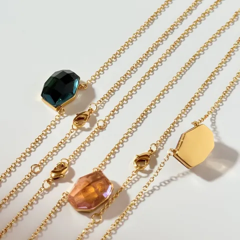 Layered Copper Faux Artificial Pearl Necklace With Letter Pendant Gold Plated Cuban Chain Rhinestone Choker For Women Fashion Jewelry