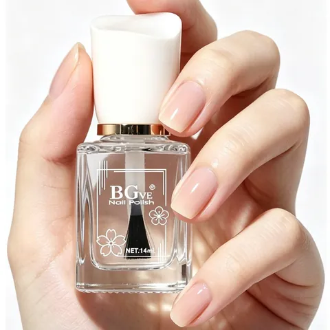 Esmalte De Uñas De Secado Rápido Larga Duración No Pelable A Base De Aceite Brillante Mate Purpurina Manicura Mujeres