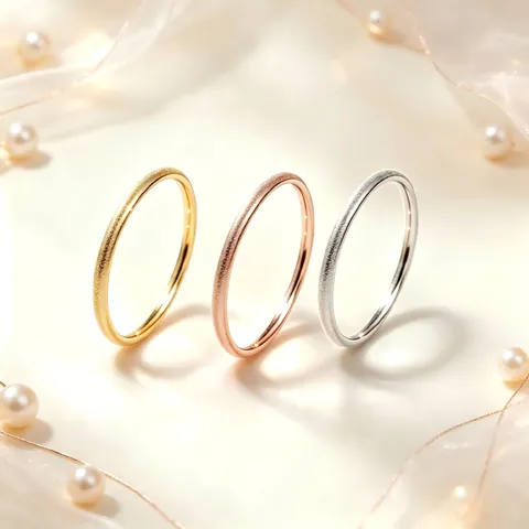 Titanium Steel Frosted Starry Sky Ring For Women Men Light Luxury Minimalist Couple Plain Band Ring Fashion Jewelry Gift
