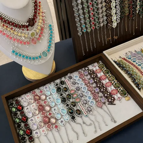 Handmade Beaded Resin Flower Bracelet Bohemia Ethnic Tree Of Life Tassel Multi Layer Bracelet Fashion Jewelry For Women Gift