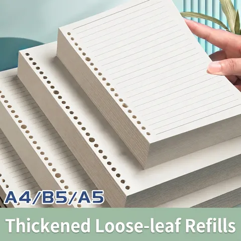 Losbladige Navullingen Dik Dowling Papier A4 B5 A5 Multi Gaten Gelinieerd Geruit Blanco Cornell Notitieboekje Binnenkern