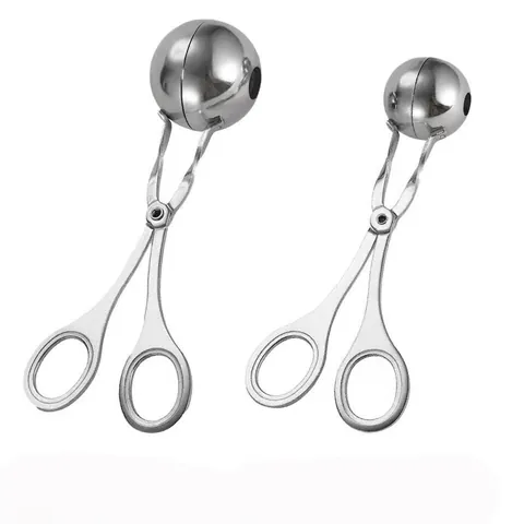 Fleischbällchenformer Clip Edelstahl Kunststoff DIY Fischbällchen Form Küchenzange Werkzeug Zum Kochen