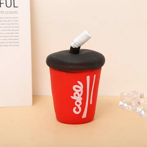 Simulation Fast Food Squishy Toy French Fries Cola Shape Stress Relief Squeeze Toy TPR Slow Rebound Fidget Toy Adults Kids