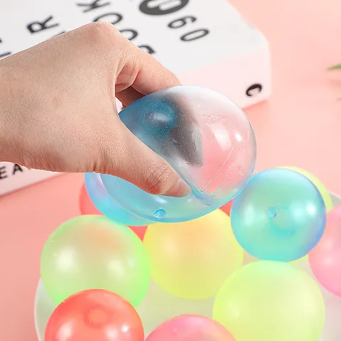 Fluoreszierender Leuchtender Klebriger Deckenball Stressabbau Squishy Spielzeug Glow In The Dark Klebriger Wandball Für Erwachsene Kinder