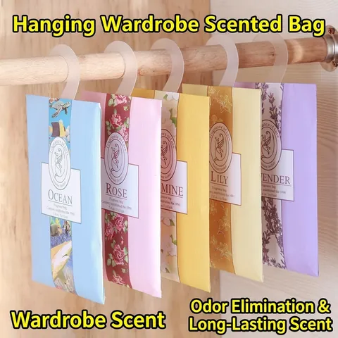 Aufhängbarer Duft Kleiderschrank Sachet Sachet Kleiderschrank Schimmelresistent Igect-resistent Aromatherapie Tasche Sachet Praktisches Sachet