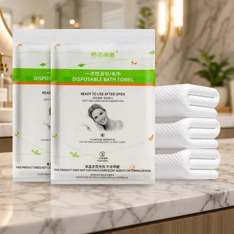 Disposable Bath Towel Set Pure Cotton Thickened High Absorbency Portable For Travel Hotel Business Trip