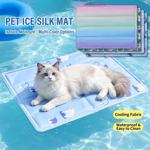 Pet Cooling Mat Waterproof PVC Gel Cooling Pad For Dogs Cats Summer Sleeping Mat For Car Home Indoor Outdoor Portable Mat