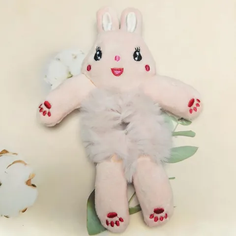 Lindos Coleteros de Peluche de Animales de Dibujos Animados Suaves de Conejo Rana Panda Elásticos Para Mujeres Niñas Accesorios Para el Cabello