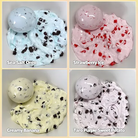 Palla Antistress Squishy in Burro TPR Fatto a Mano Consistenza Cremosa Cookie Crumble Giocattolo Decompressivo per Bambini Adulti Regalo