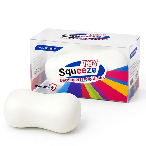 Προσομοίωση Σαπουνιού Squishy Παιχνίδι Αργής Επαναφοράς Ανακούφιση από το Στρες Παιχνίδι Λευκό TPR Squishy