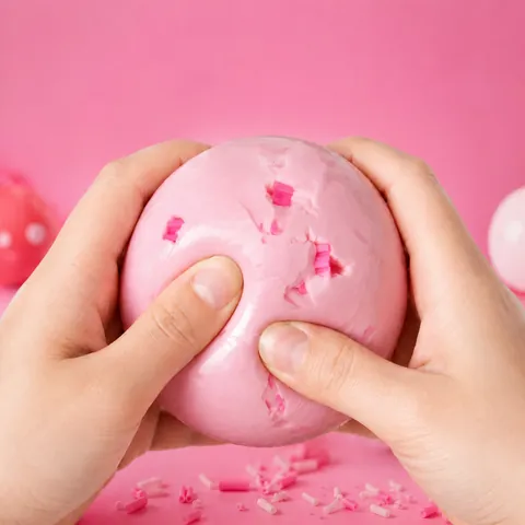 Handgefertigt Ton Knautschspielzeug Stressabbau Ball TPR Butter Textur Quetschspielzeug Macaron Farben Dekompression Sensorisches Spielzeug Büro Zuhause Alltag