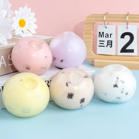 Handgefertigt Ton Knautschspielzeug Stressabbau Ball TPR Butter Textur Quetschspielzeug Macaron Farben Dekompression Sensorisches Spielzeug Büro Zuhause Alltag