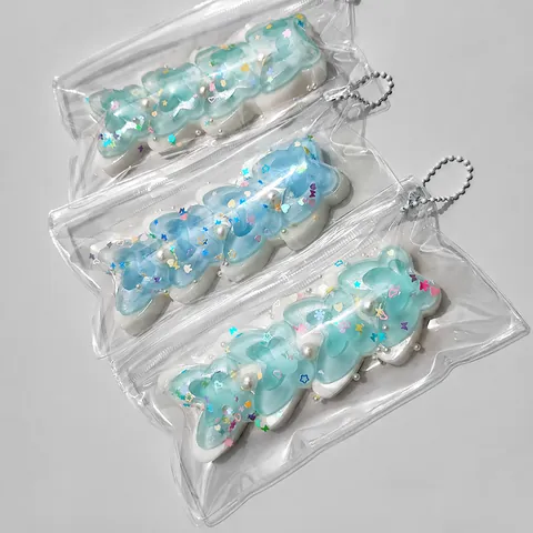 Butterfly Cat Claw Cream Strip Squishy Toy Soft Mud Texture Decompression Stress Relief Simulation Food Sensory Squeeze Toy