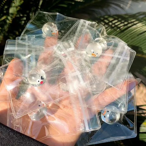 Mini Transparent Emoji Squishy Toy Stress Relief Decompression Toy Cute Cartoon Emoji Soft Venting Pendant For Kids Adults