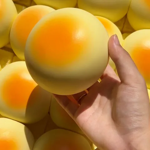 Extra Large Soft Soy Milk Bun Squishy Toy Slow Rebound Stress Relief Decompression Toy Simulation Food Venting Toy